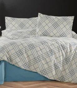 2 persoons beddengoed 200x200 cm+2 kussenslopen 65x65 cm in katoen Dekbedovertrekken