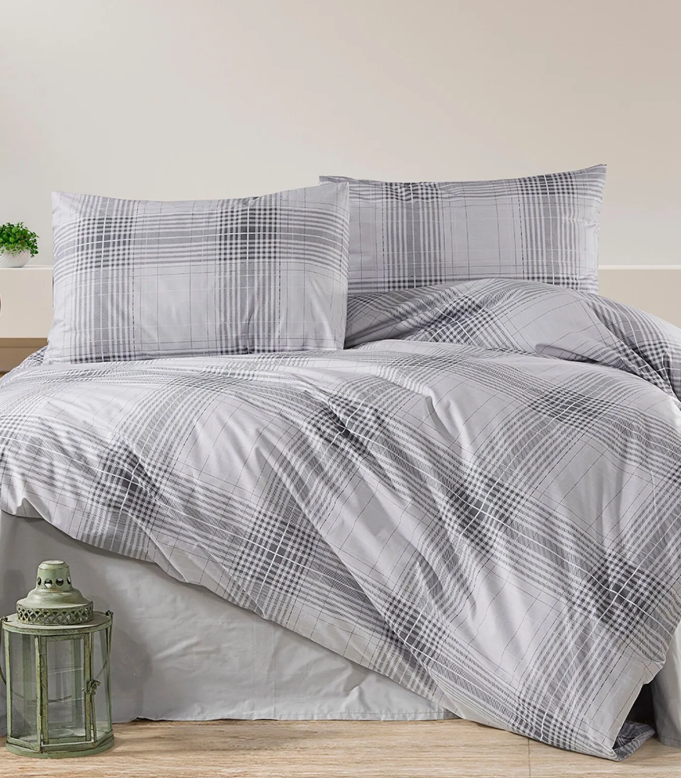 1 persoons beddengoed 140x200 cm+1 kussensloop 65x65 cm in katoen Dekbedovertrekken