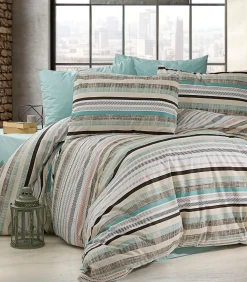 New 2 persoons beddengoed 200x200 cm+2 kussenslopen 65x65 cm in katoen Dekbedovertrekken