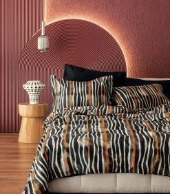 Outlet 2 persoons beddengoed 240x220 cm+2 kussenslopen 63x63 cm katoensatijn Dekbedovertrekken