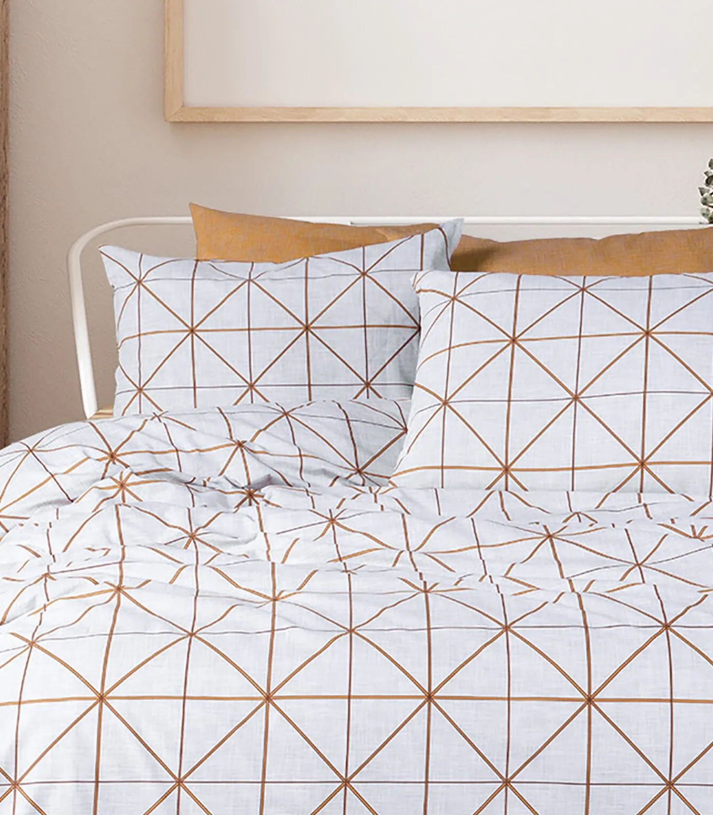 Sale 2 persoons beddengoed 200x200 cm+2 kussenslopen 65x65 cm in katoen Dekbedovertrekken