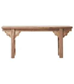 Clearance Adonis - Lage bijzettafel van massief gerecycled teakhout Tafels