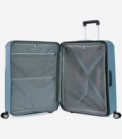 Aegis Expandable Grote Koffer 4 Wielen Lichtblauw Trolleys