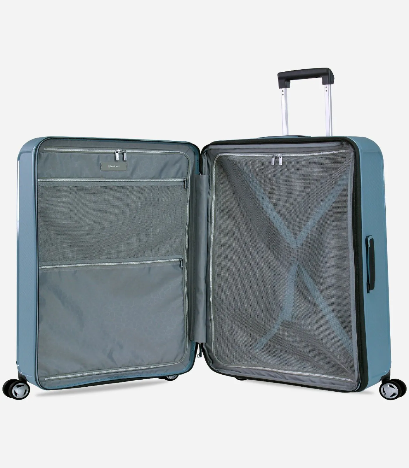 Outlet Aegis Expandable Kofferset 4 Wielen Lichtblauw Trolleys