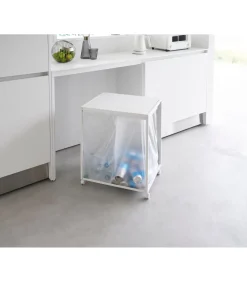 Sale Afvalscheidingsprullenbak met wielen - 2 comp - Tower - Wit Manden En Bakken