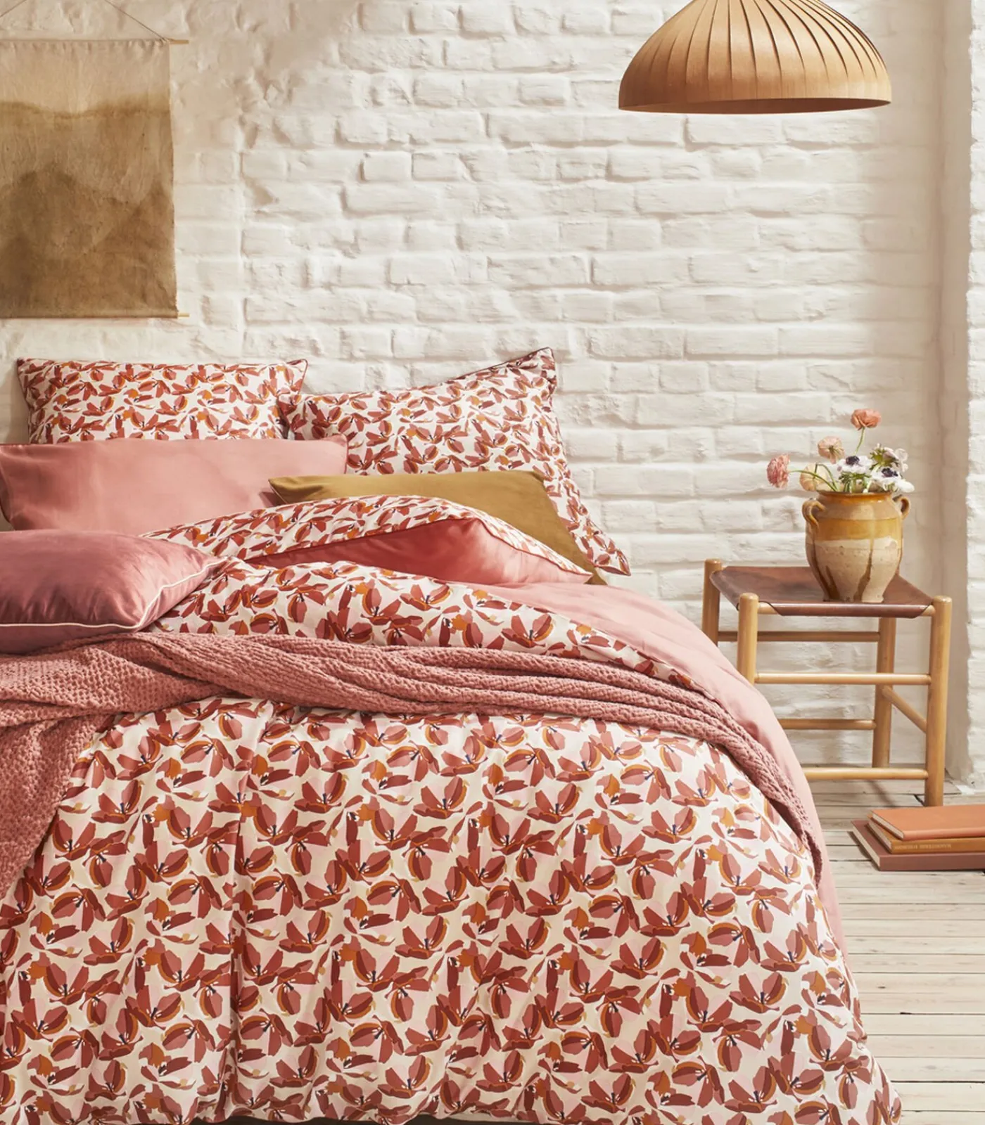 Clearance Allegoria - Laken in katoen perkal met print 180x290 Lakens