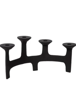 Hot Amour - Kaarsenhouder - Zwart Decoratie