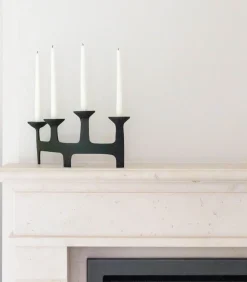 Hot Amour - Kaarsenhouder - Zwart Decoratie