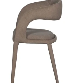 Arms Eetkamerstoelen - Polyester - Bruin - Set van 6 Stoelen