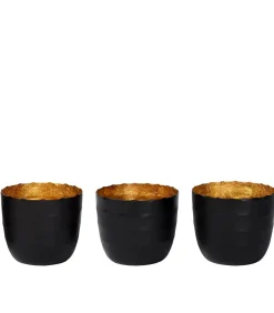 Sale Arras (set van 3) - Theelichthouder - Zwart Decoratie