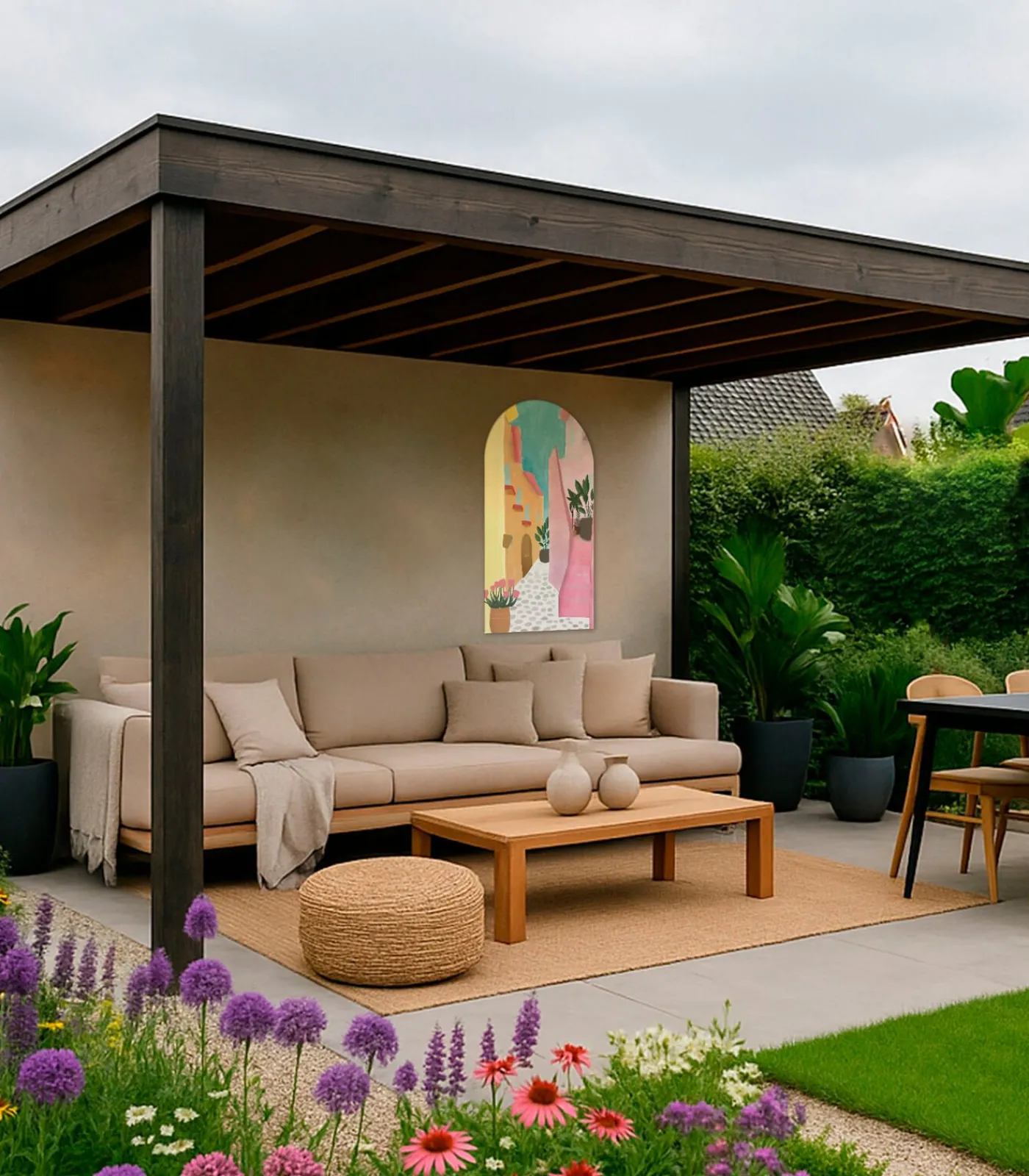 Canvas - Mediterranean Whisper - 100x54 Wanddecoratie