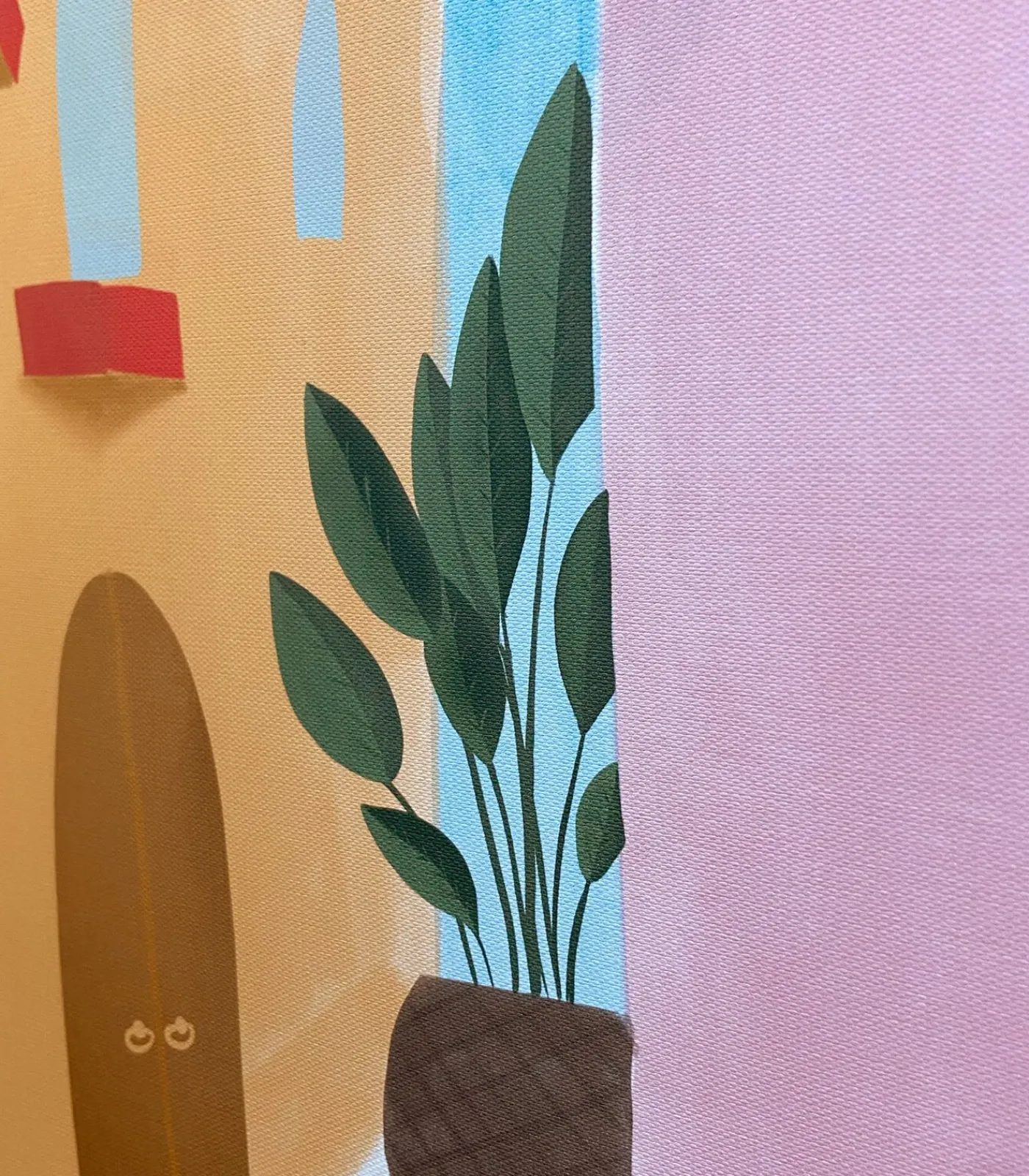 Canvas - Mediterranean Whisper - 100x54 Wanddecoratie