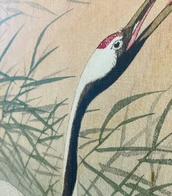 Discount Canvas - Kraanvogels in de Ochtend - 100x54 Wanddecoratie