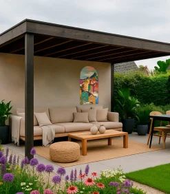 Online Canvas - Kleuren aan de Italiaanse Kust - 100x54 Wanddecoratie