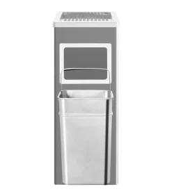 Best Asbak/prullenbak Hotel 36 L staal zwart Manden En Bakken