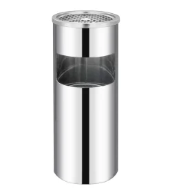 Asbak/prullenbak Hotel 30 L roestvrij staal Manden En Bakken