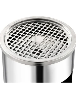 Asbak/prullenbak Hotel 30 L roestvrij staal Manden En Bakken