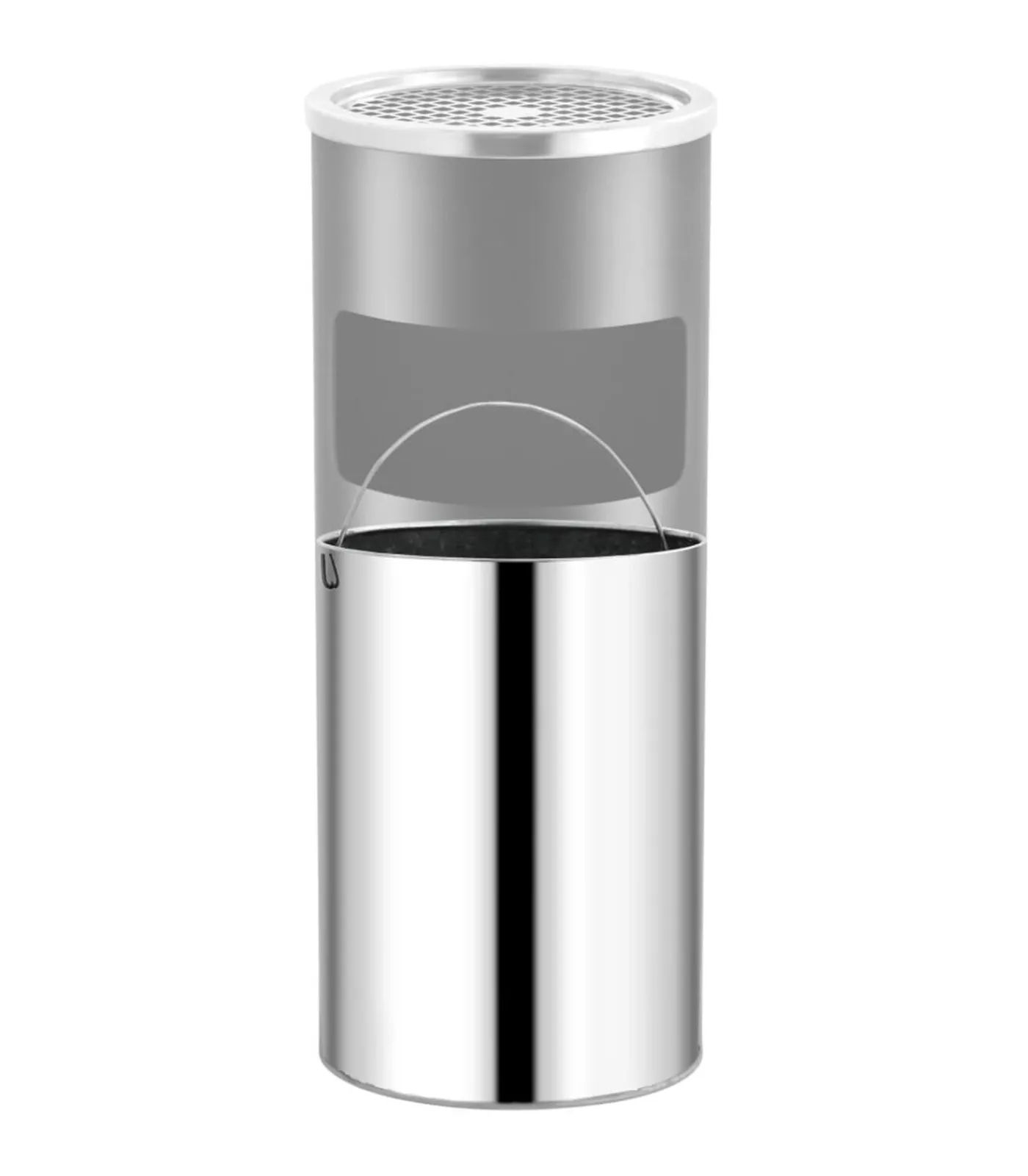 Sale Asbak/prullenbak Hotel 30 L staal zwart Manden En Bakken