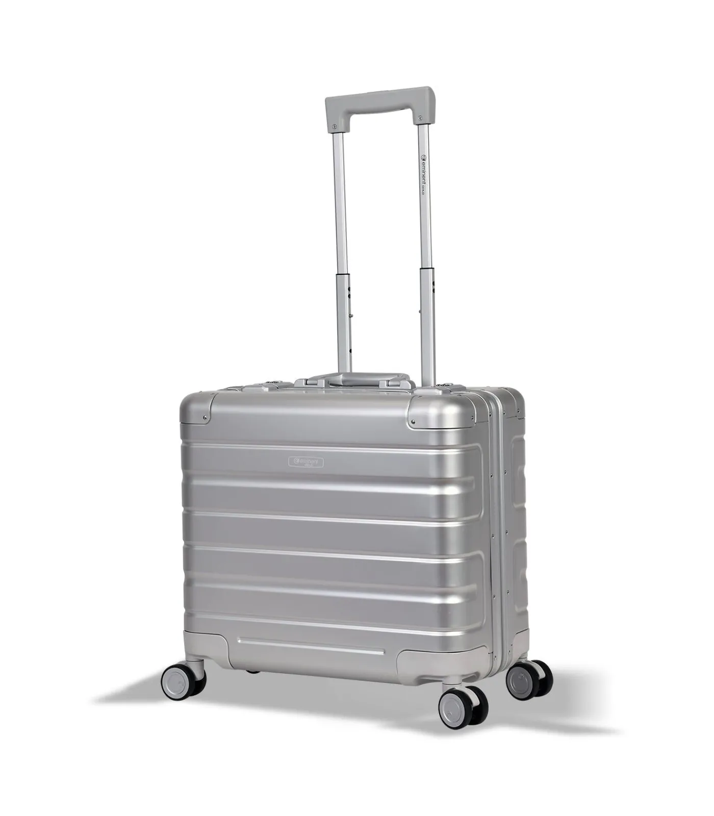 Outlet Athens Pilot Koffer 4 Wielen Zilveren Trolleys