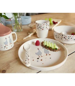 Best Baby schotel set Tiny Farmer Mouton/Oie Bestek