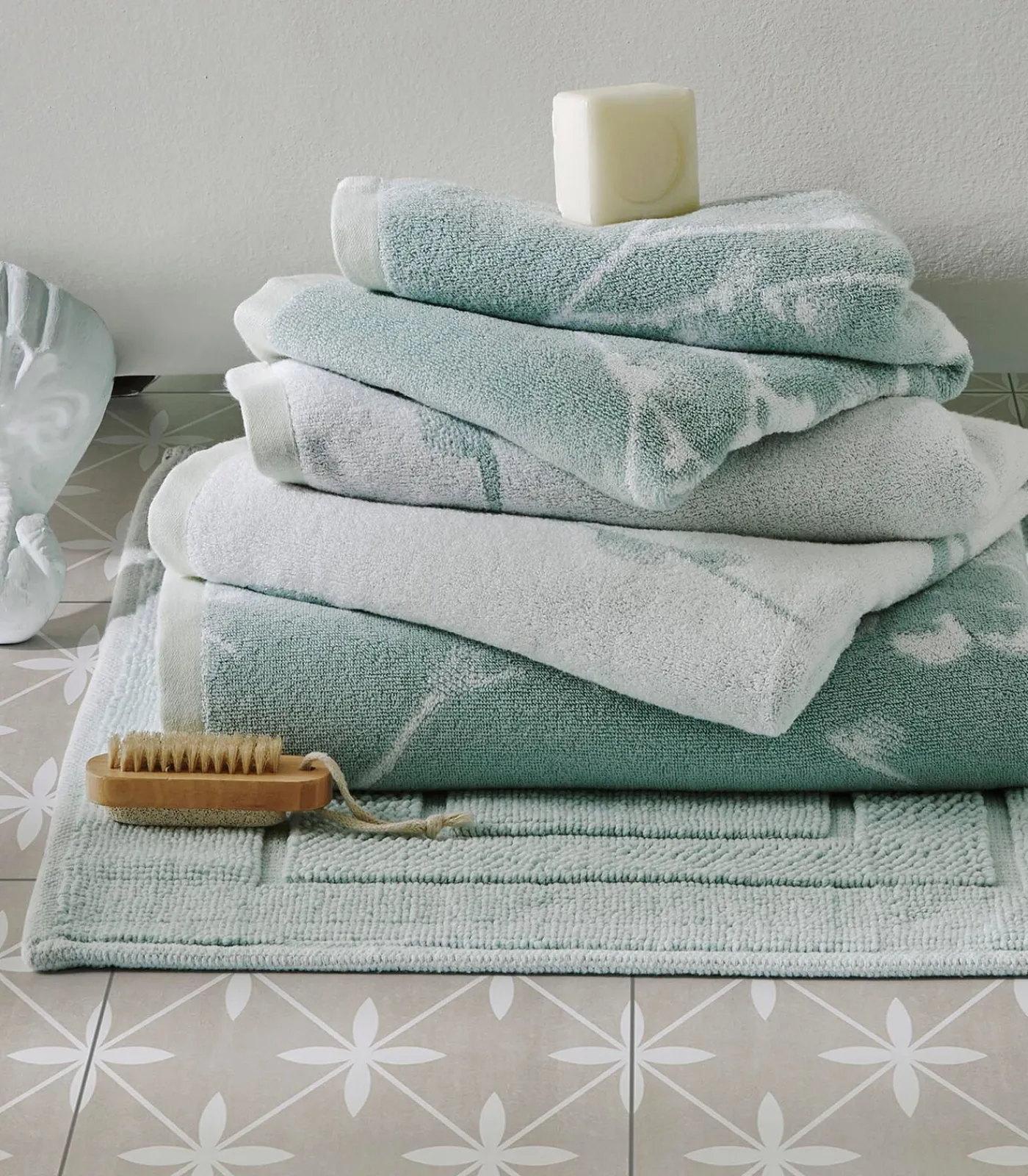 Online Badhanddoek Pussy Willow Duckegg Handdoeken