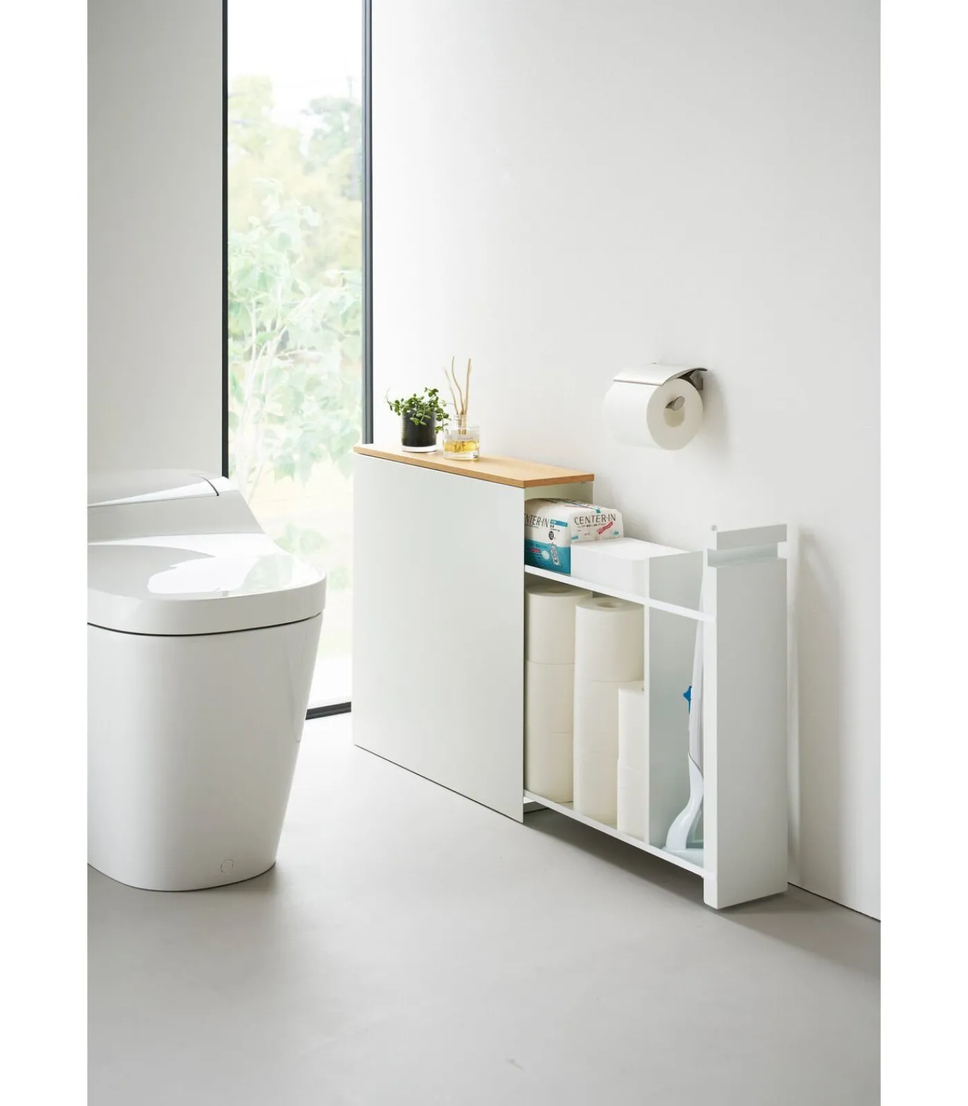 Outlet Badkamer Opbergrek - Tower - Wit Keukenaccessoires