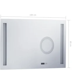 Best Badkamerspiegel LED met aanraaksensor 100x60 cm Spiegels