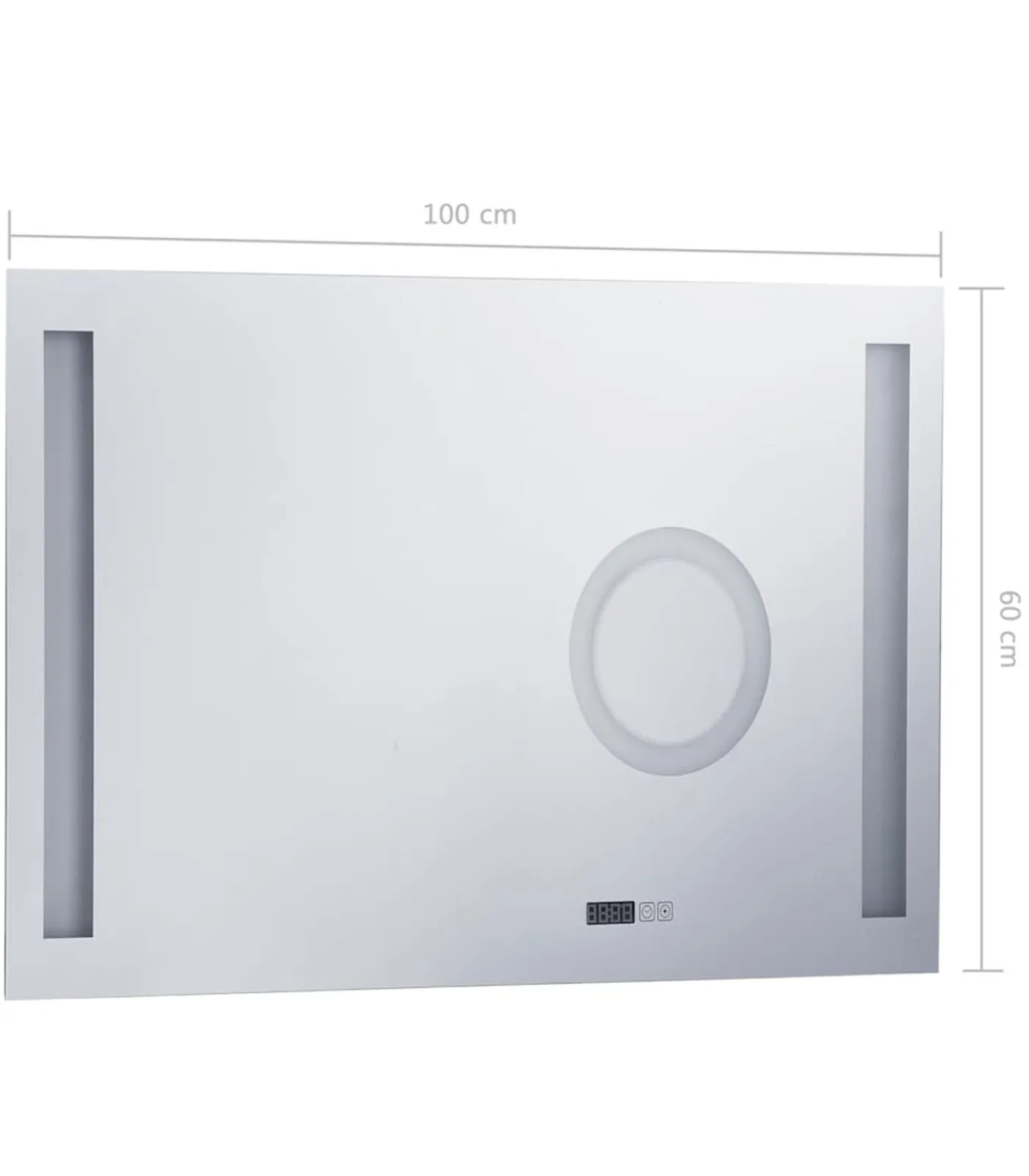 Best Badkamerspiegel LED met aanraaksensor 100x60 cm Spiegels