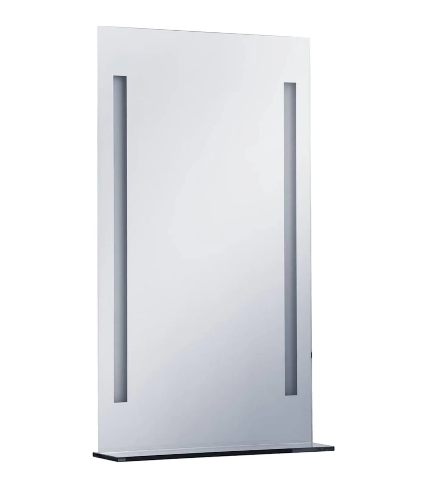 Discount Badkamerspiegel LED met schap 60x100 cm Spiegels