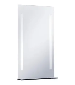 Discount Badkamerspiegel LED met schap 60x100 cm Spiegels