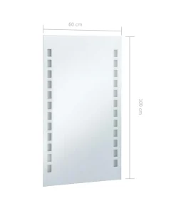 Badkamerspiegel LED 60x100 cm Spiegels