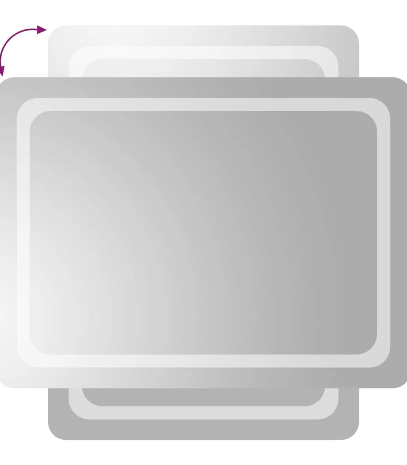 New Badkamerspiegel LED 60x80 cm Spiegels