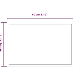 New Badkamerspiegel LED 40x60 cm Spiegels