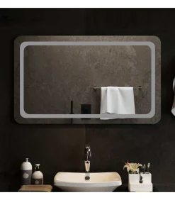 New Badkamerspiegel LED 100x60 cm Spiegels