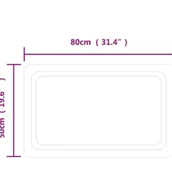 New Badkamerspiegel LED 50x80 cm Spiegels