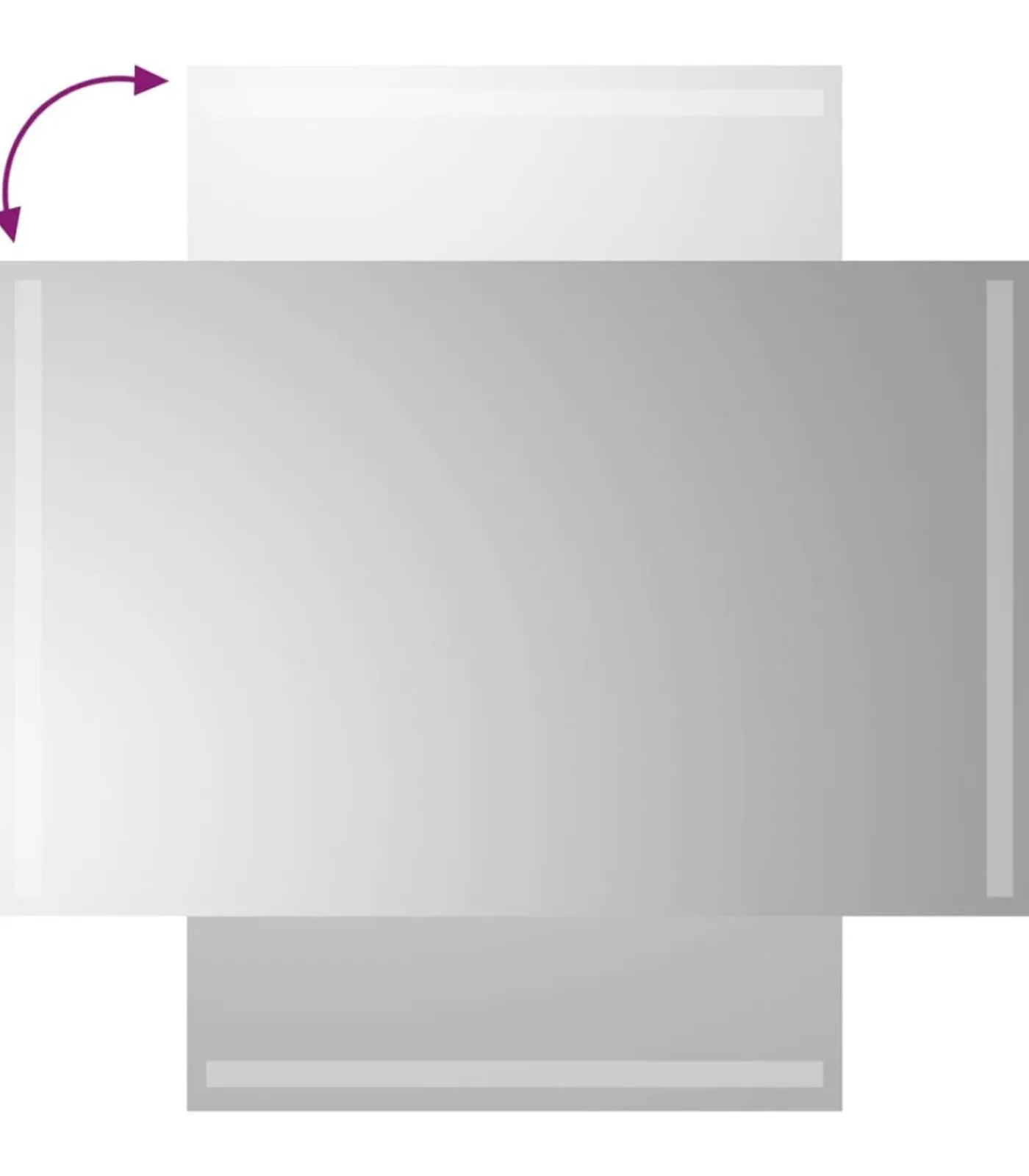 New Badkamerspiegel LED 50x80 cm Spiegels