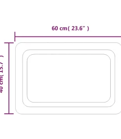 Sale Badkamerspiegel LED 60x40 cm Spiegels
