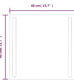 Best Badkamerspiegel LED 40x40 cm Spiegels