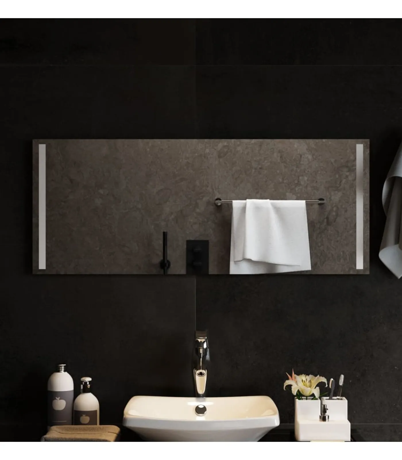 Hot Badkamerspiegel LED 100x40 cm Spiegels