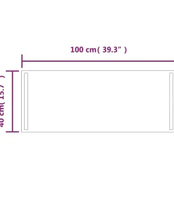 Hot Badkamerspiegel LED 100x40 cm Spiegels
