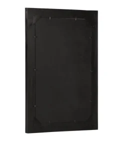 Badkamerspiegel 50x70x2,5 cm massief mangohout en glas Spiegels