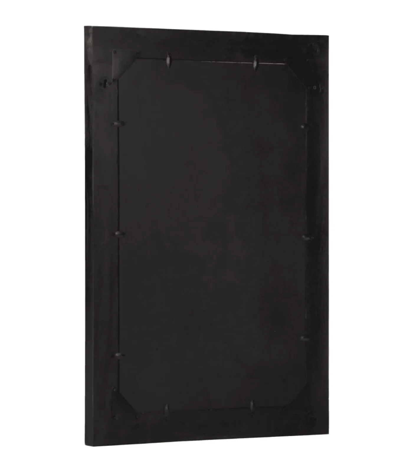 Badkamerspiegel 50x70x2,5 cm massief mangohout en glas Spiegels