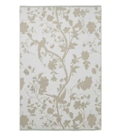 Outlet Badlaken Oriental Garden Dove Grey Handdoeken