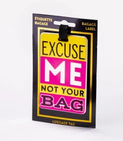 New Bagagelabel - Excuse me Reisaccessoires