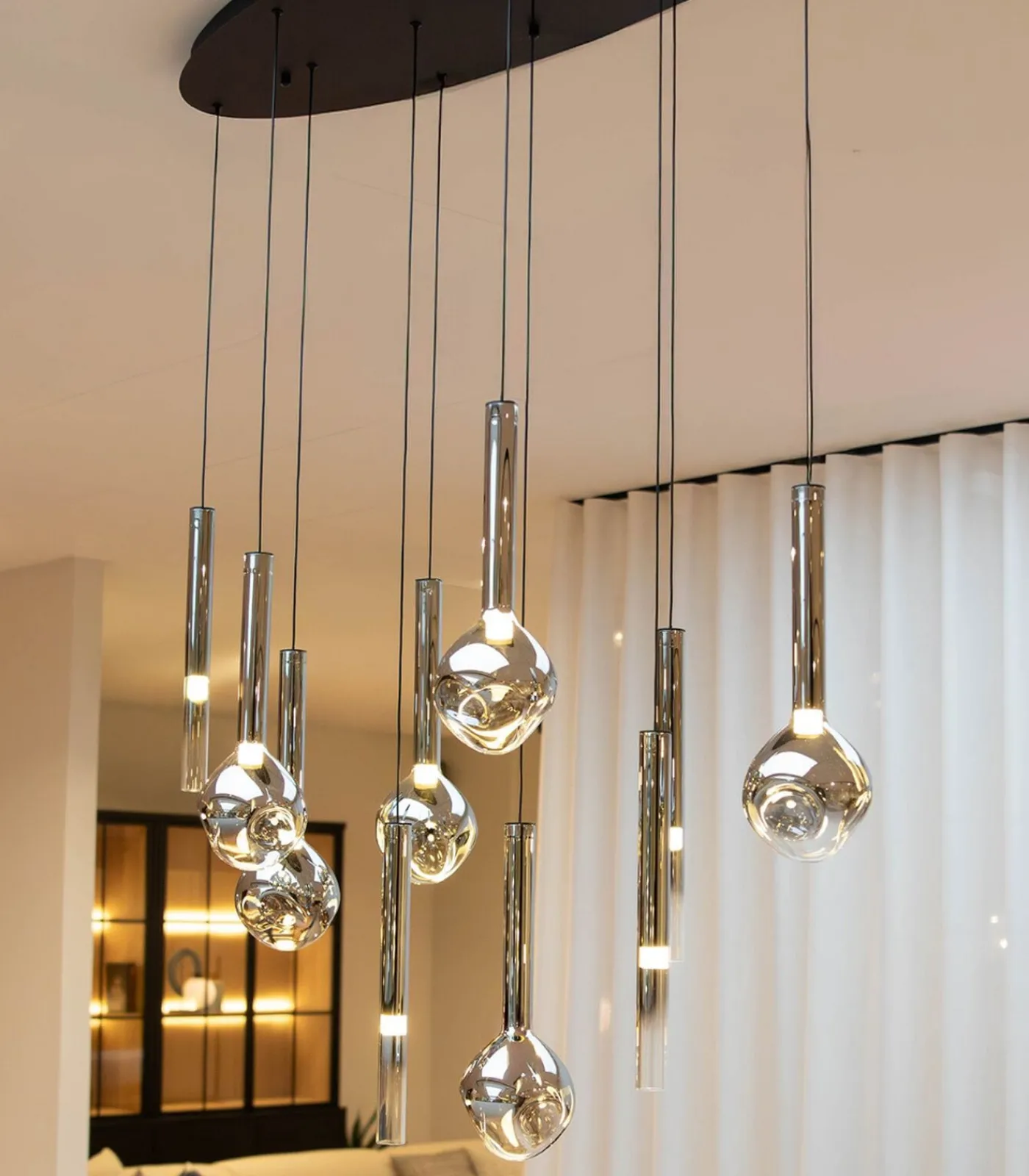 Clearance Bahia 10 - Hanglamp - Zwart Hanglampen