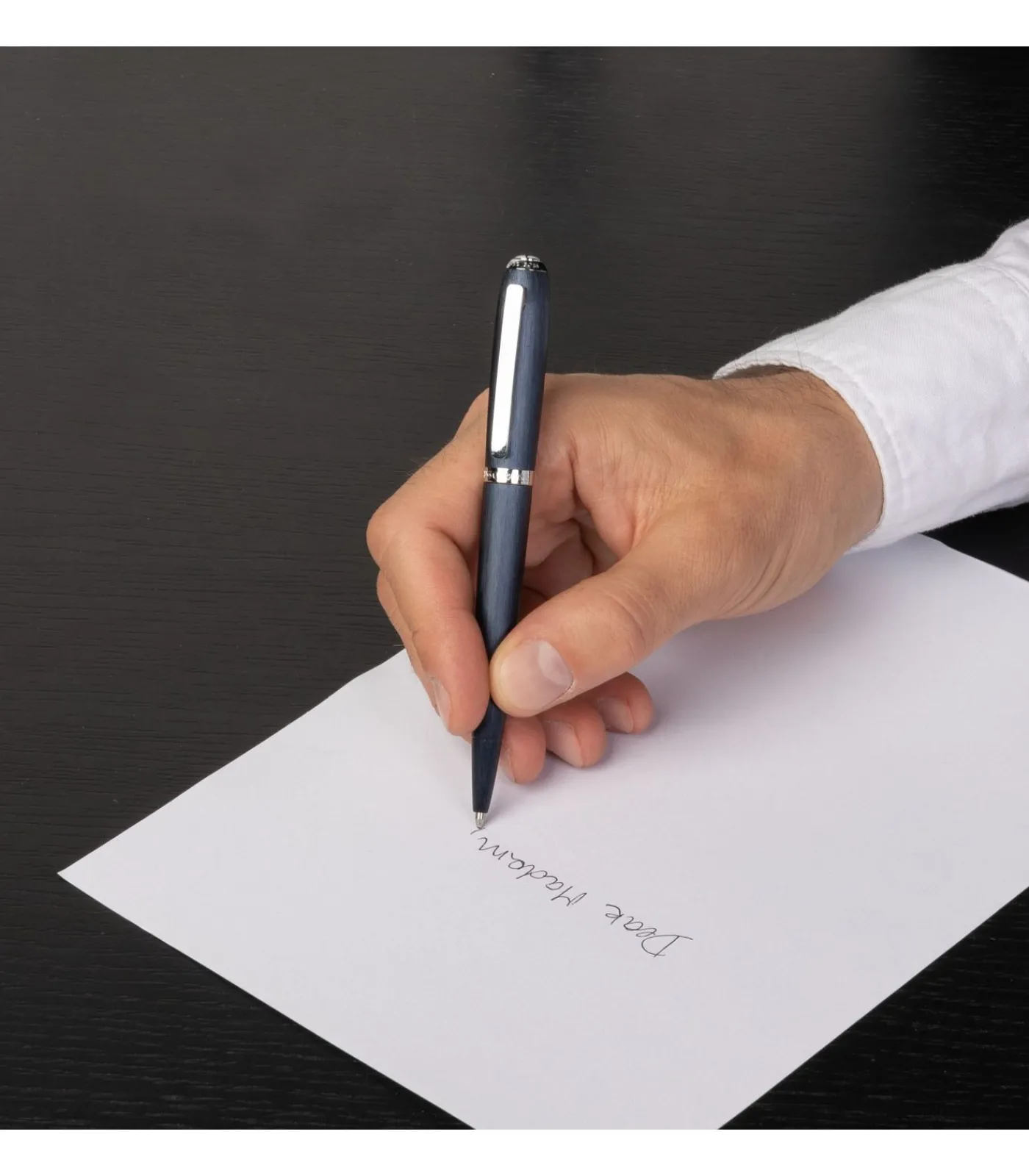 Hot Balpen Contour Brushed Navy Pennen & Potloden