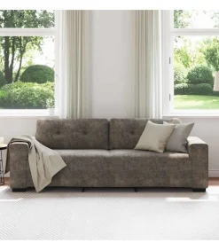 Clearance Bank met kussen Donkergrijs Kunstleer Zetels