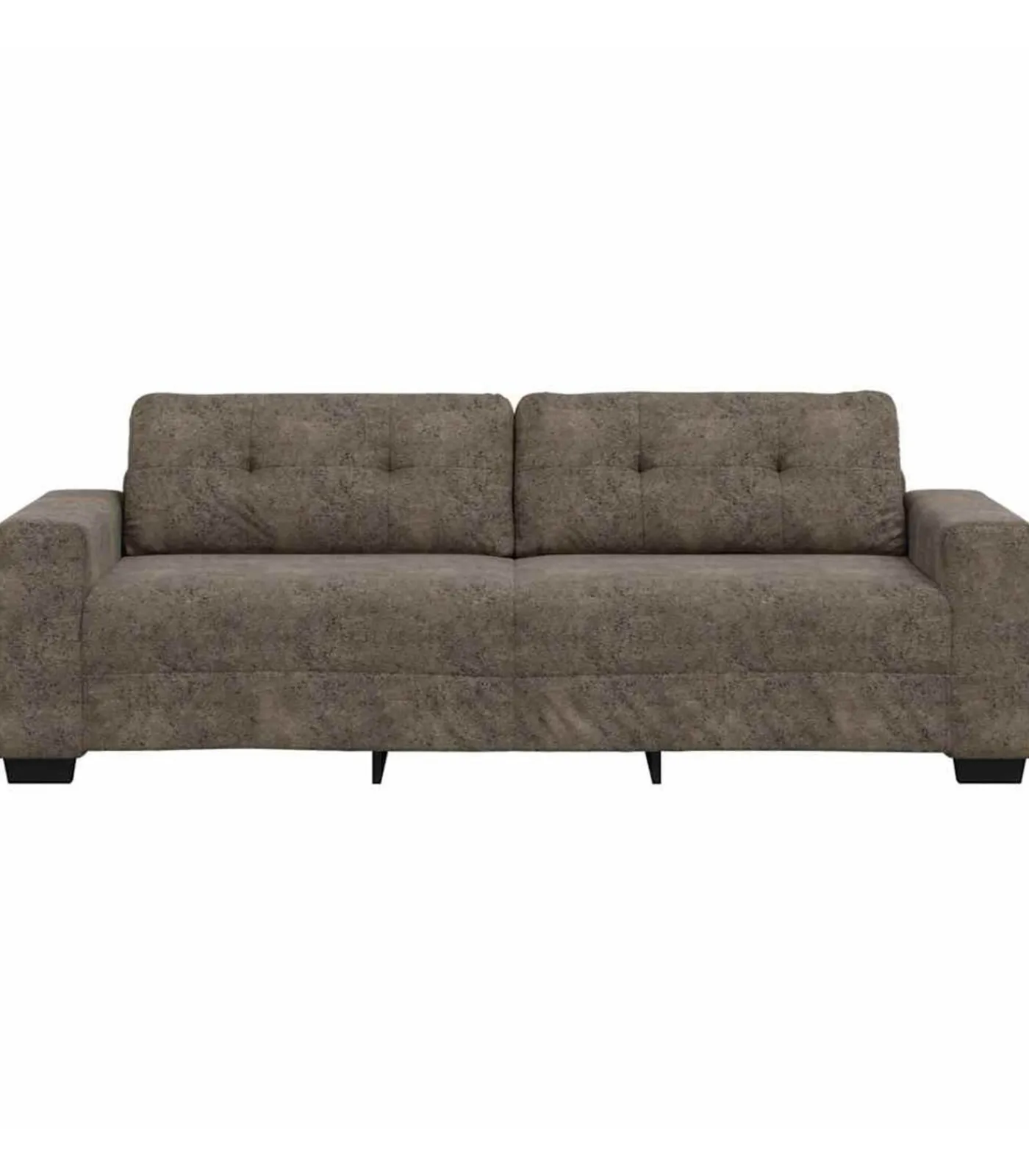 Clearance Bank met kussen Donkergrijs Kunstleer Zetels