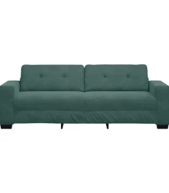 Outlet Bank met kussen Donkergroen Fluweel Zetels