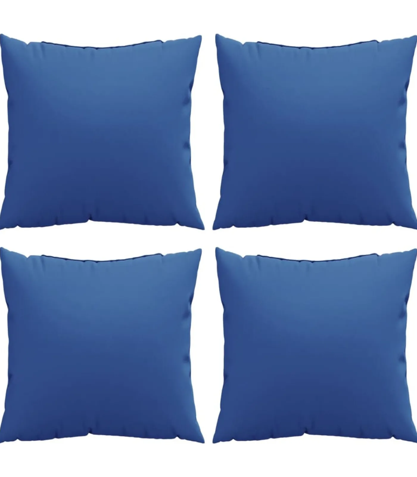 Discount Bankkussens 4 st 40x40 cm stof koningsblauw Zetels